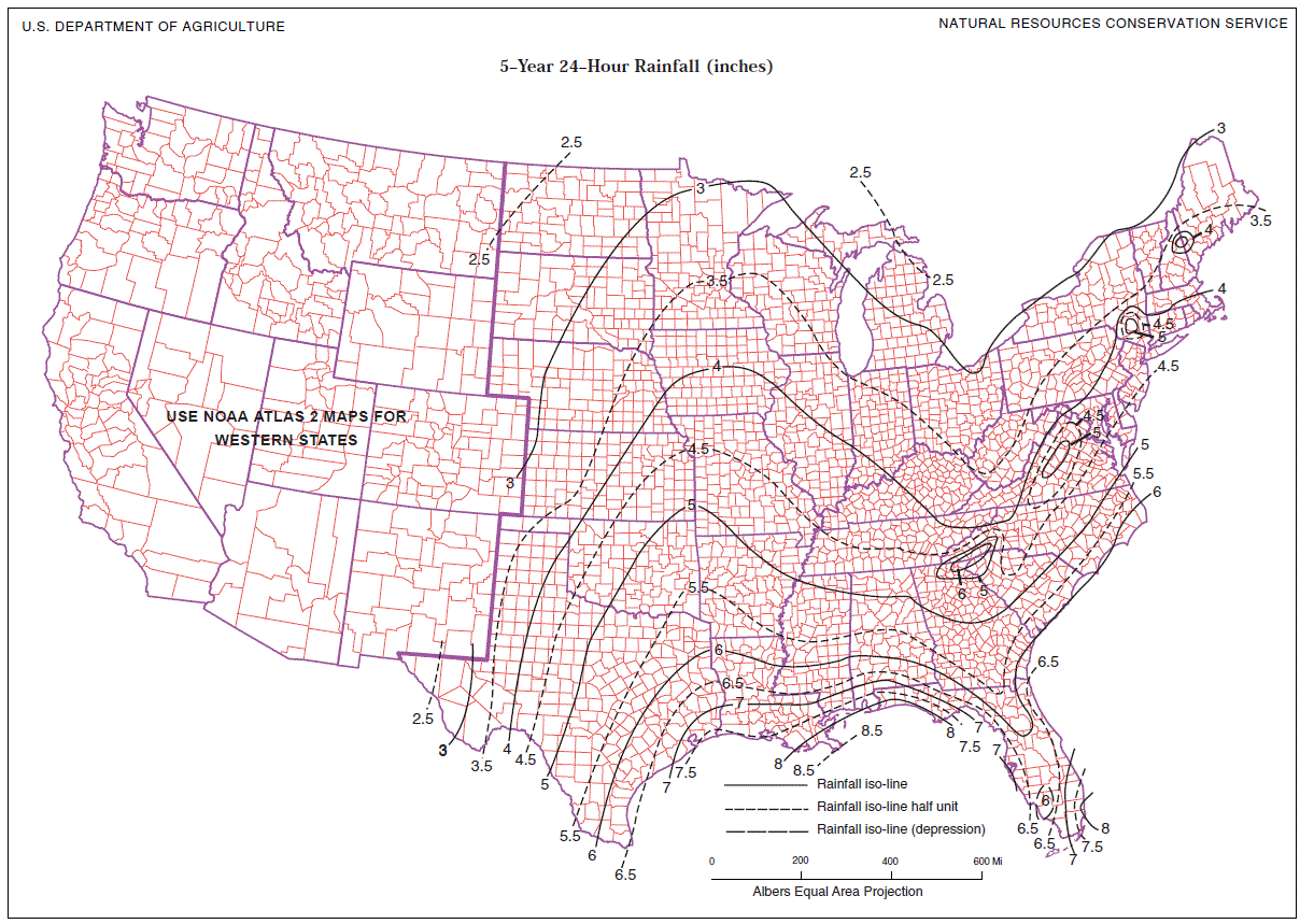 Precipitation Maps for USA
